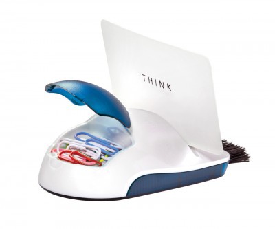 MOUSE "3 FUNCIONES" Código: T228 9 x 3,5 x 5,5 cm Plástico. Porta clip, porta tarjetas y cepillo para limpiar el teclado de la PC. (Incluye clips). 